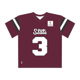 Tayden Barnes #3 Crimson Fan Jersey