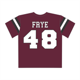 Duke Frye #48 Crimson Fan Jersey
