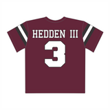 Trey Hedden III #3 Crimson Replica Jersey