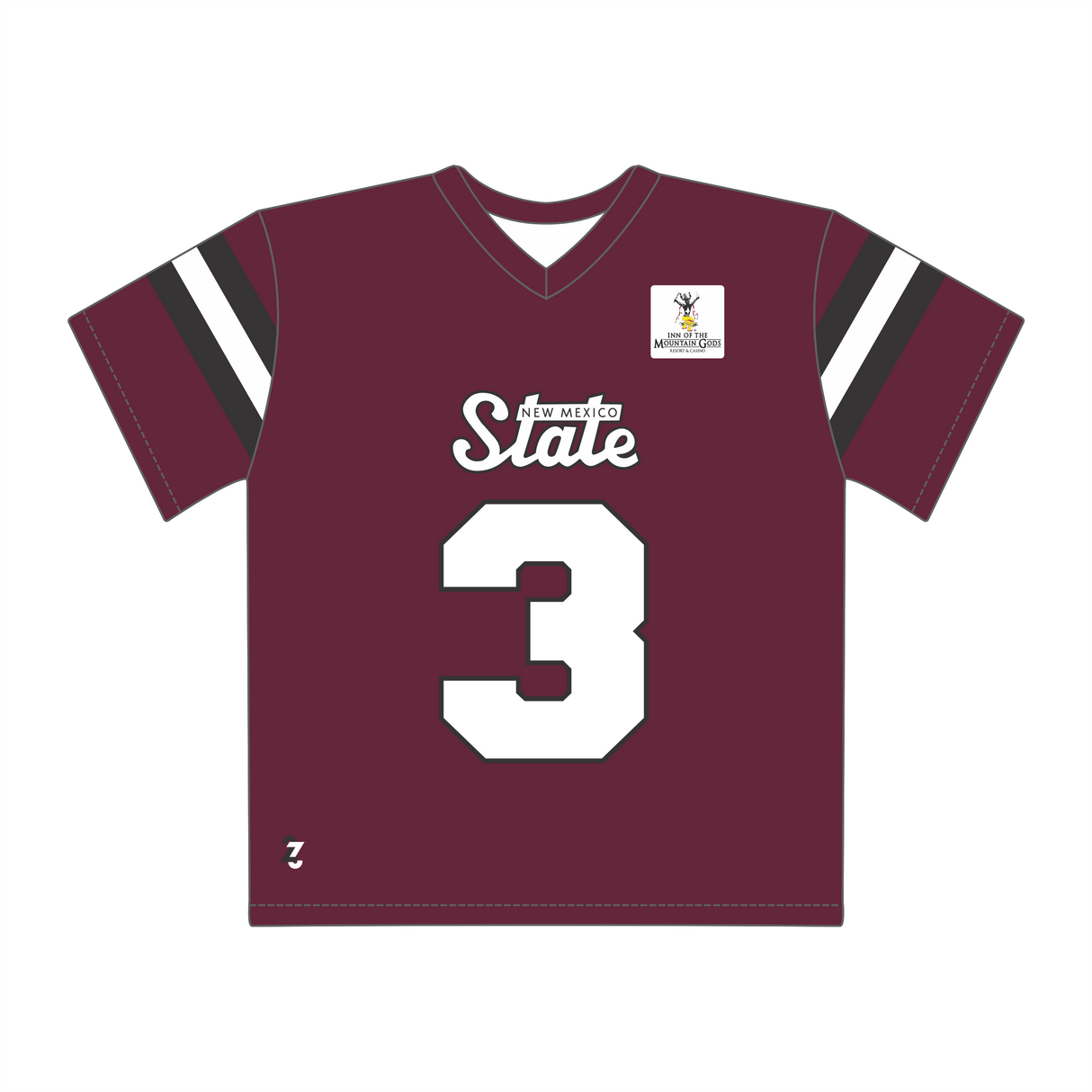 Trey Hedden III #3 Crimson Replica Jersey