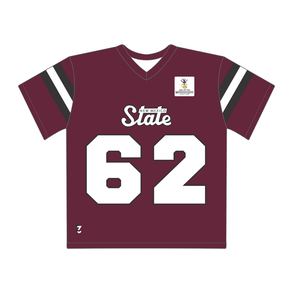 Ezra Hensley #62 Crimson Fan Jersey