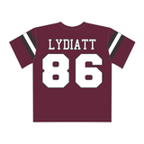 Jerry Lydiatt #86 Crimson Fan Jersey