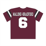 Brodrick Malone-Bradford #6 Crimson Fan Jersey
