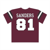 JaDarius Sanders #81 Crimson Fan Jersey