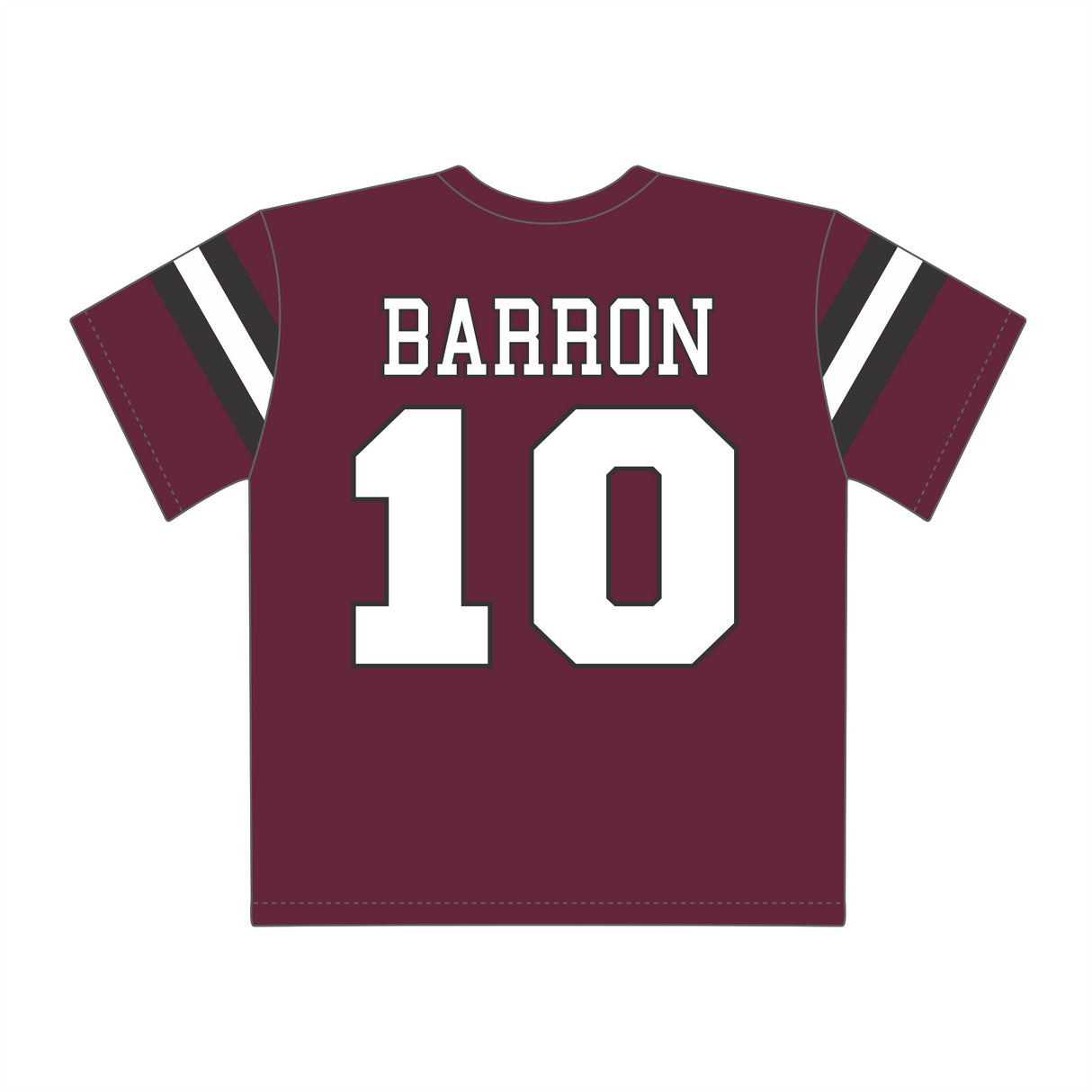 Chance Barron #10 Crimson Fan Jersey