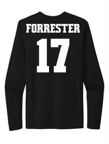 Brandon Forrester #17 Baseball Stitched Long Sleeve Tee