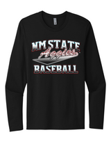 Mike Woodward #24 Baseball Stitched Long Sleeve Tee