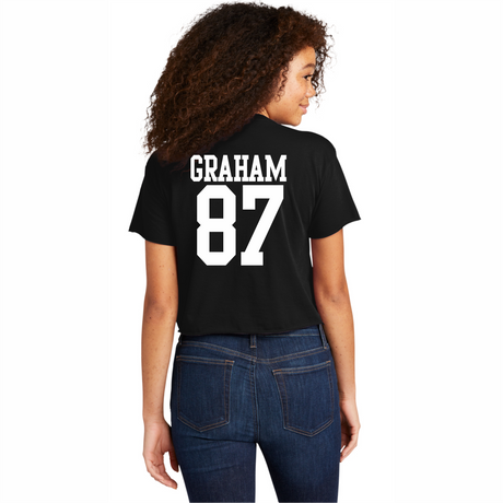 Mason Graham #87 NIL Retro Crop Tee