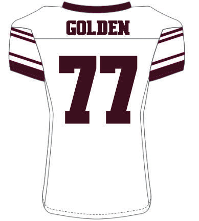 Jacob Golden #77 White Replica Jersey