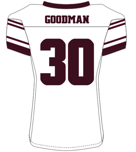 Dailan Goodman #30 White Replica Jersey