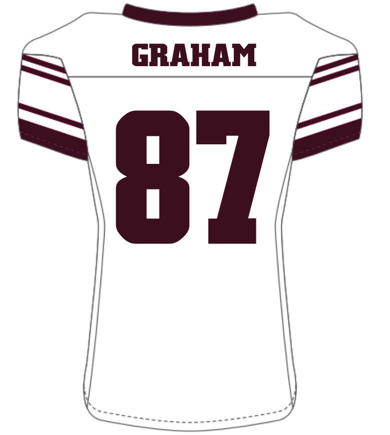 Mason Graham #87 White Replica Jersey