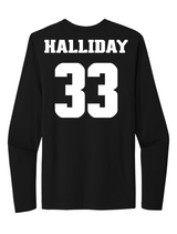 Raegan Halliday #33 Women's Basketball NM State Long Sleeve Tee
