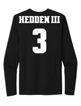 Trey Hedden III #3 Football Long Sleeve