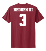 Trey Hedden III #3 Football NM State Tee