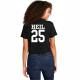 Jaxon Heil #25 NIL Retro Crop Tee