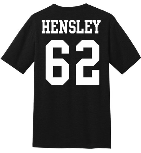 Ezra Hensley #62 Football Tee
