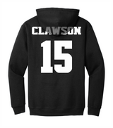 Emma Clawson #15 Volleyball Stitched Hoodie