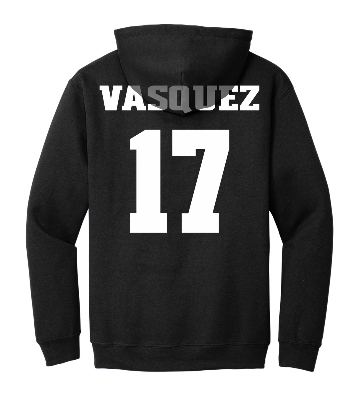 Jazlyn Vasquez #17 Volleyball Stitched Hoodie