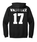 Jazlyn Vasquez #17 Volleyball Stitched Hoodie