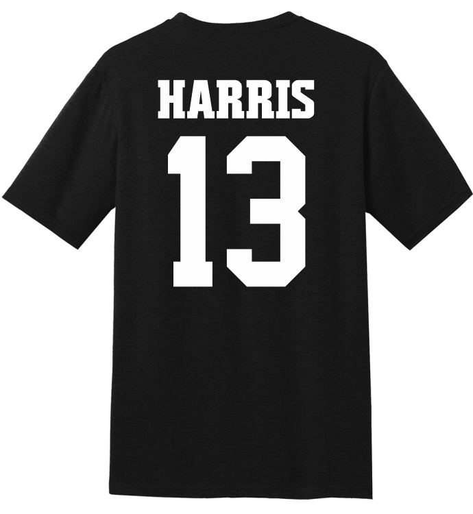 Jaden Harris #13 Men's Basketball Tee