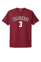 Keira Hudson #3 Women's Basketball NM State Tee