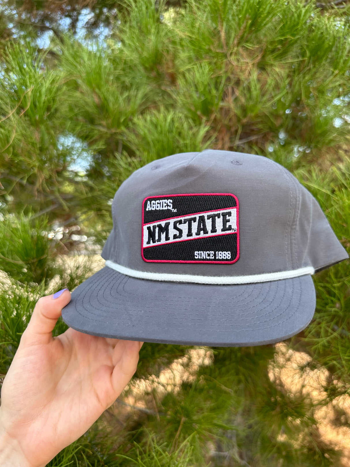 NM STATE AGGIES OUTDOOR W/STRING CAP