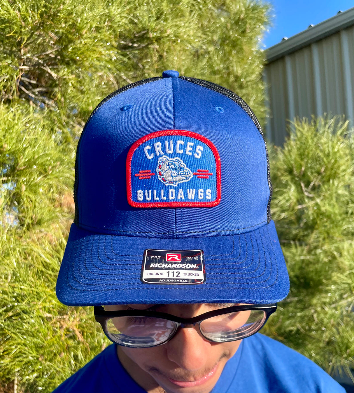 Cruces Bulldawgs Patch Trucker Cap