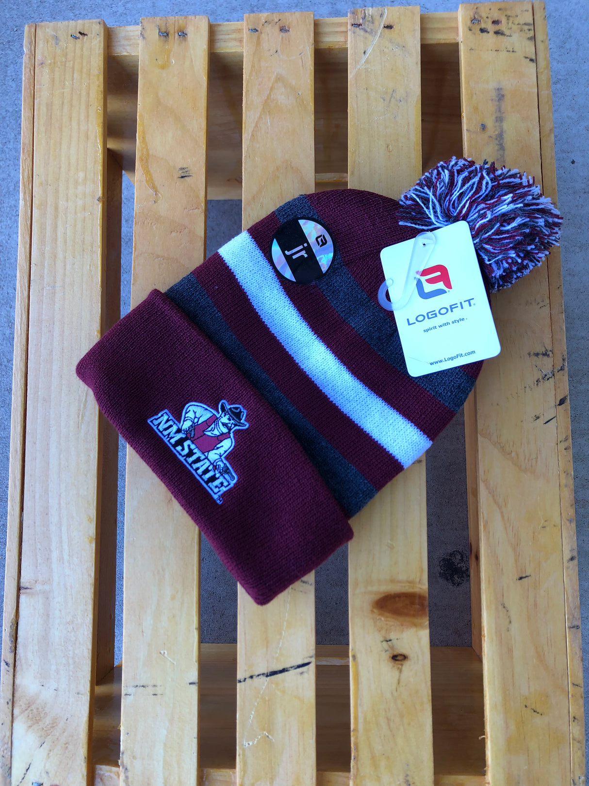 NM State Fleece Beanies