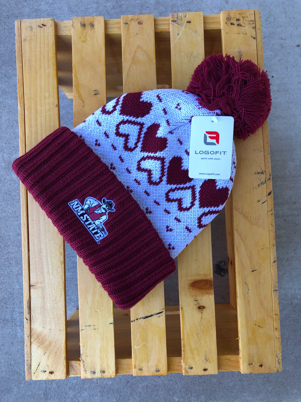 NM State Fleece Beanies