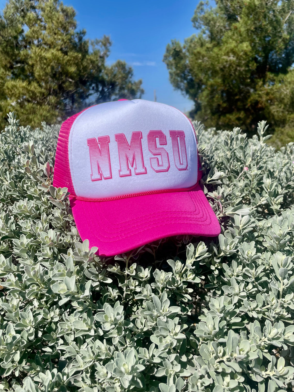 Pink NMSU Trucker Hat
