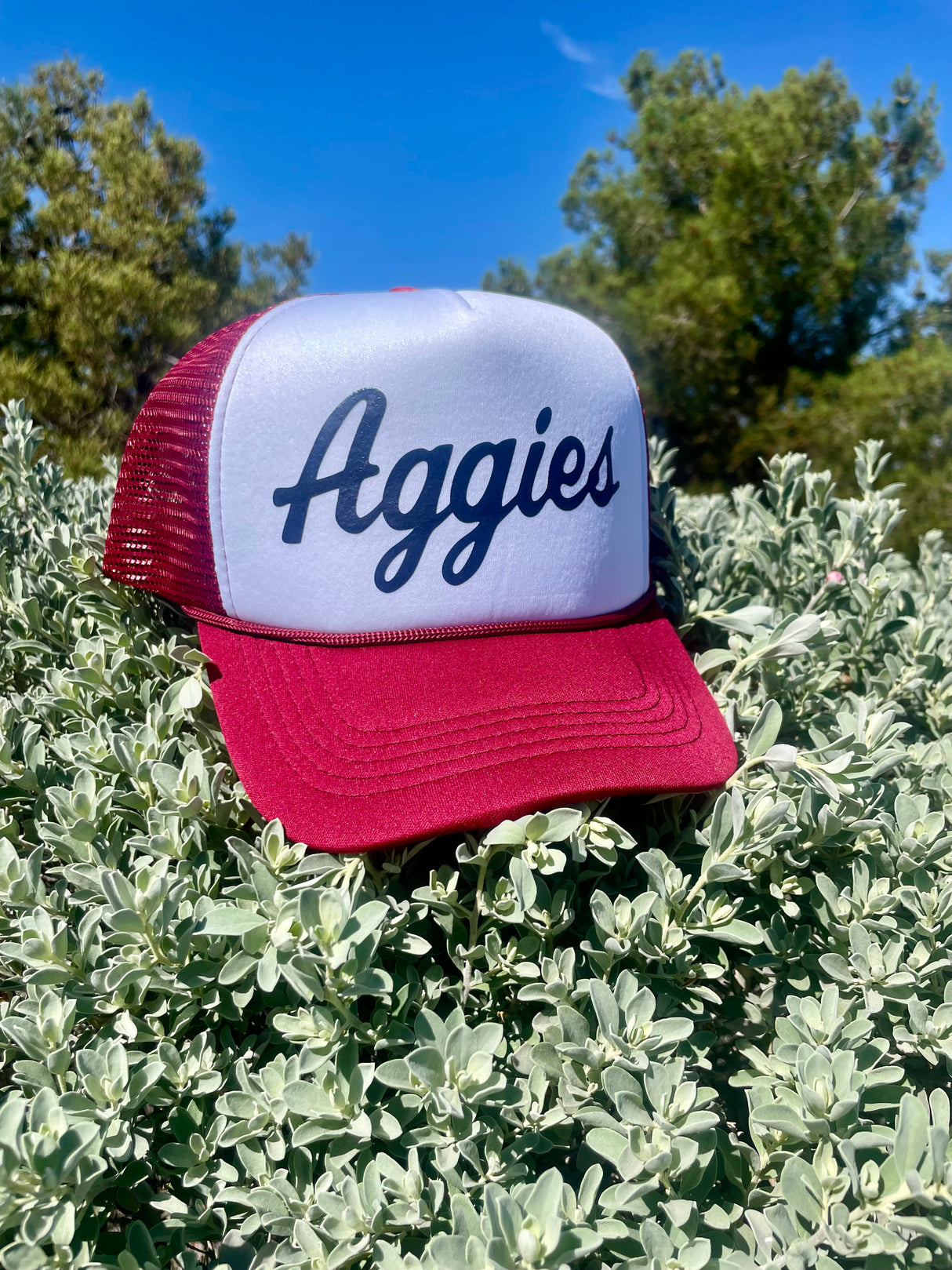 Retro Aggies Foam Cap