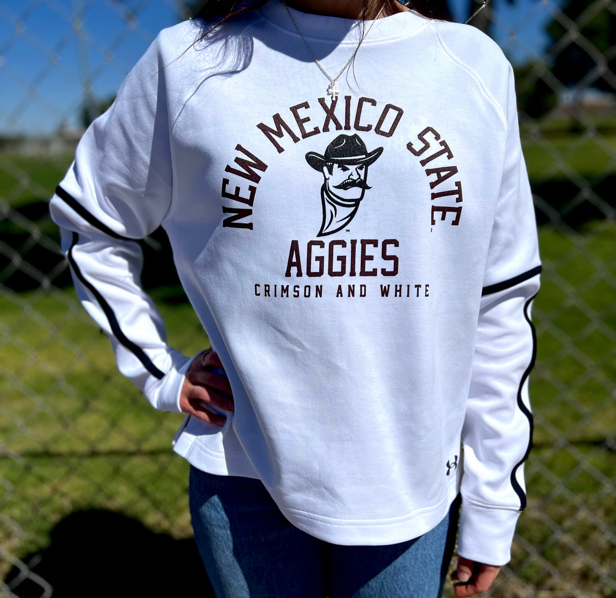 UA NM State Game Day Crewneck