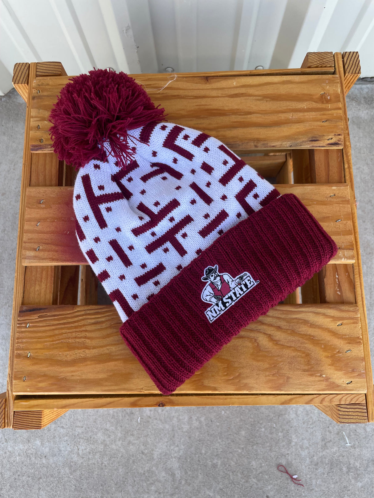 NM State Fleece Beanies