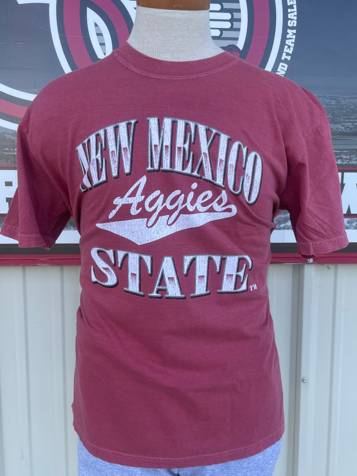 NMSU Vintage Aggie Script Tee