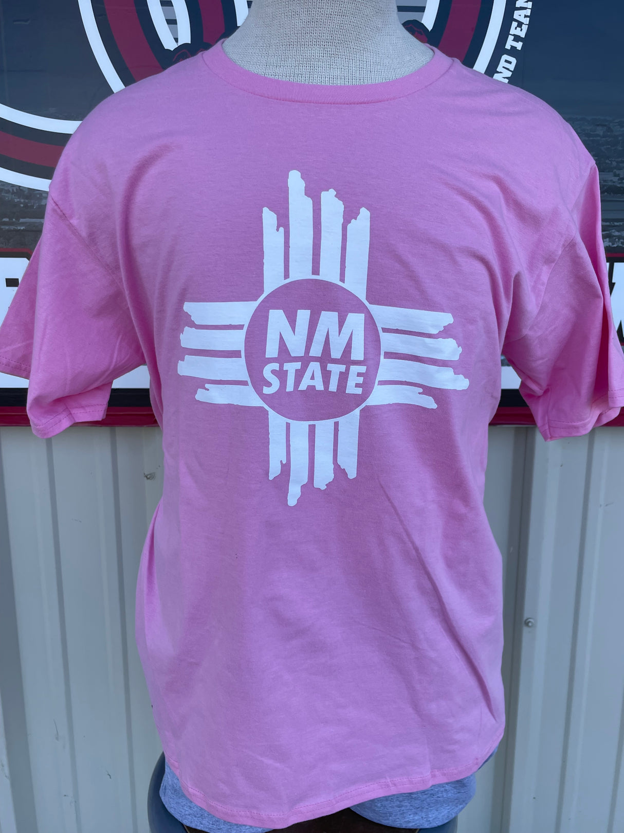 NM State Zia Pink Tee