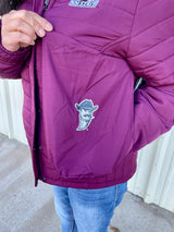 NM State Packable Hooded Puffer Jacket