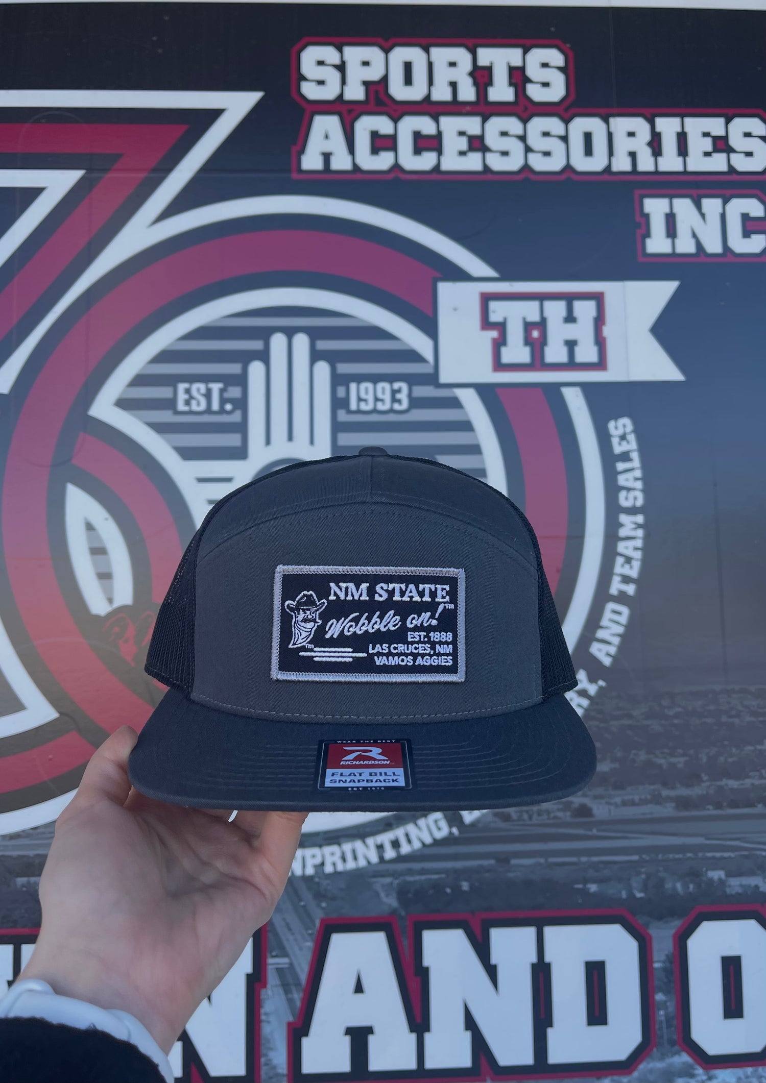 NM State Wobble On 7 Panel Trucker Sports Accessories Inc