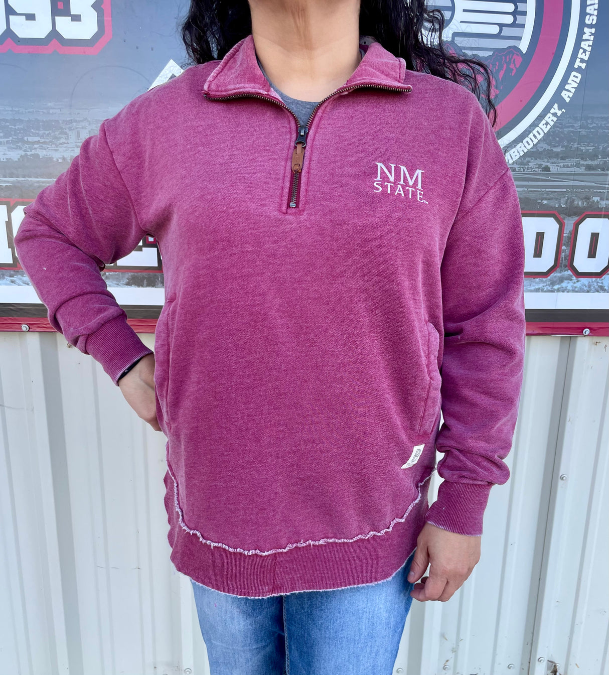 NM State Sojourn Reverse 1/4 Zip Fleece