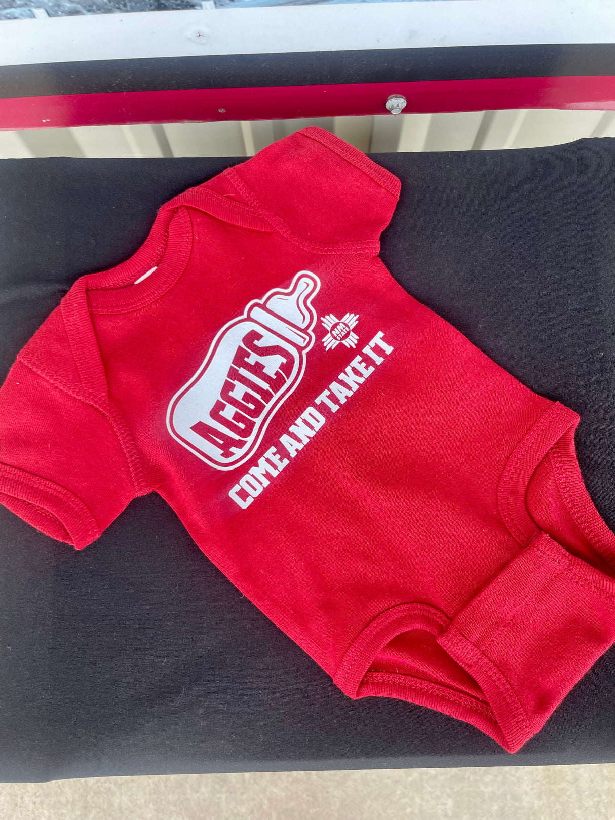 NMSU Aggies Come and Take It Onesie