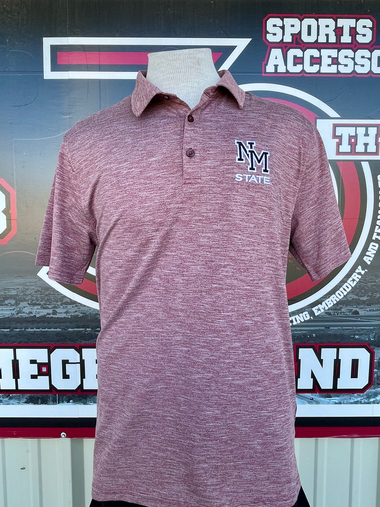 Men's Champion NM State Mesh Sport Polo