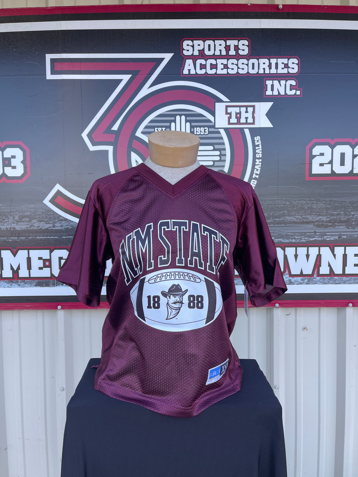 NM State Football Mesh Jersey