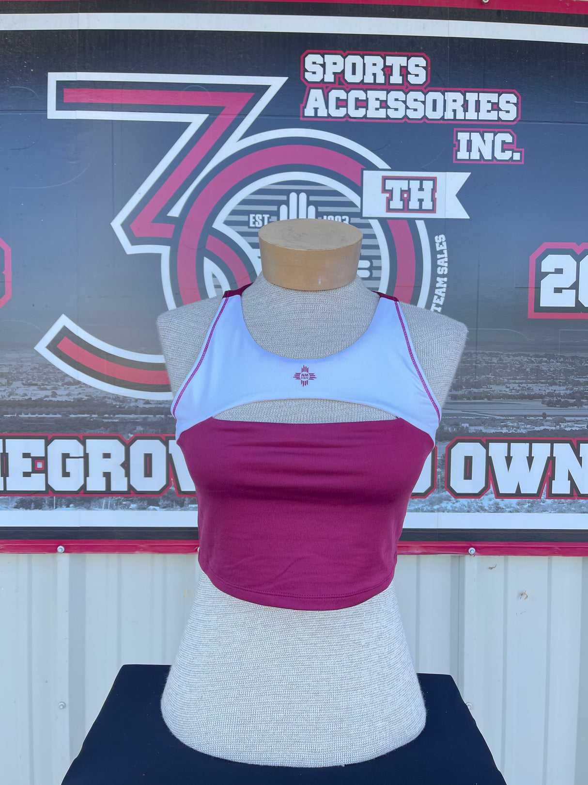 NM State Zia Peek Bra