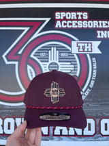 NM State Leather Zia Cambridge Cap