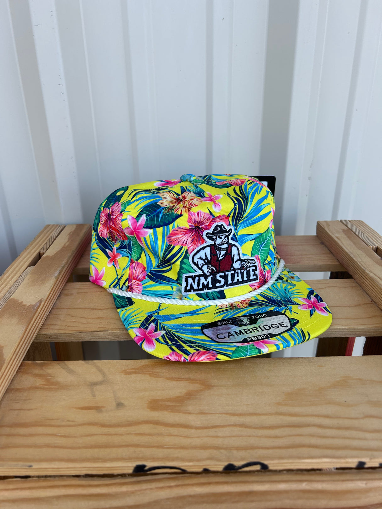 Pistol Pete Floral Cambridge Rope Cap