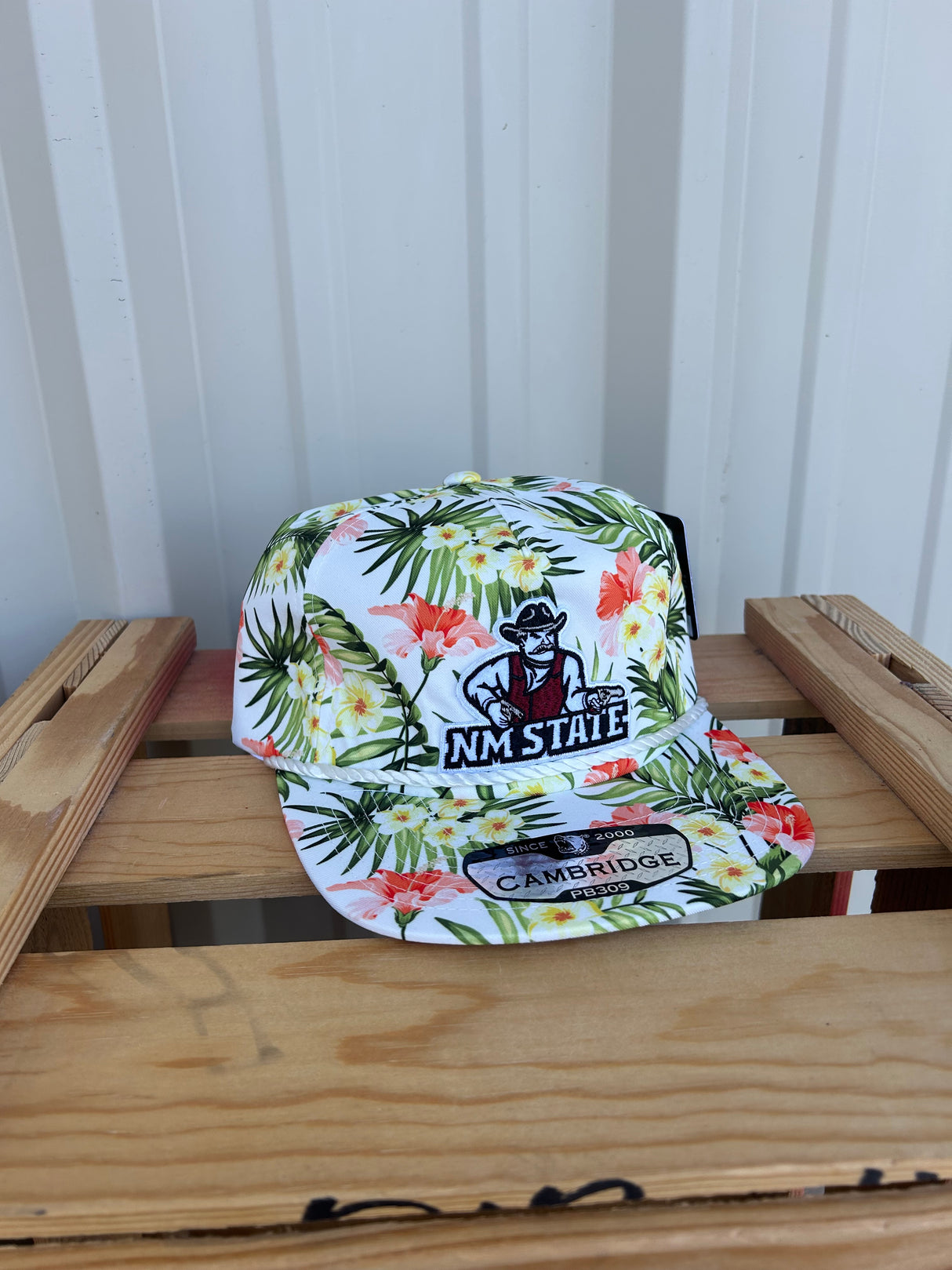 Pistol Pete Floral Cambridge Rope Cap