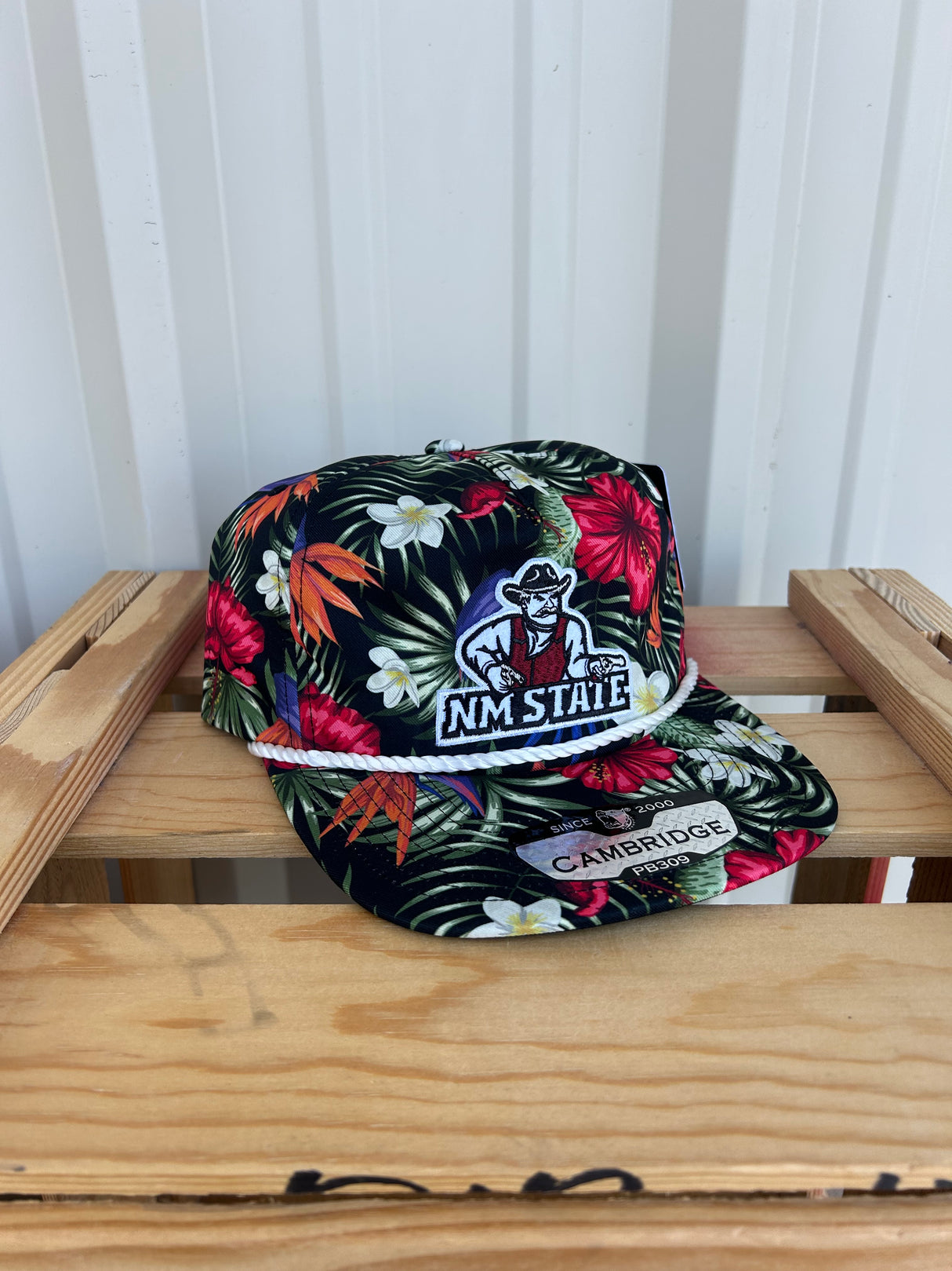 Pistol Pete Floral Cambridge Rope Cap