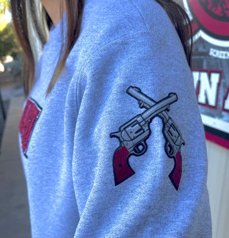 Champion NMSU Crossed Pistols Fleece Crew