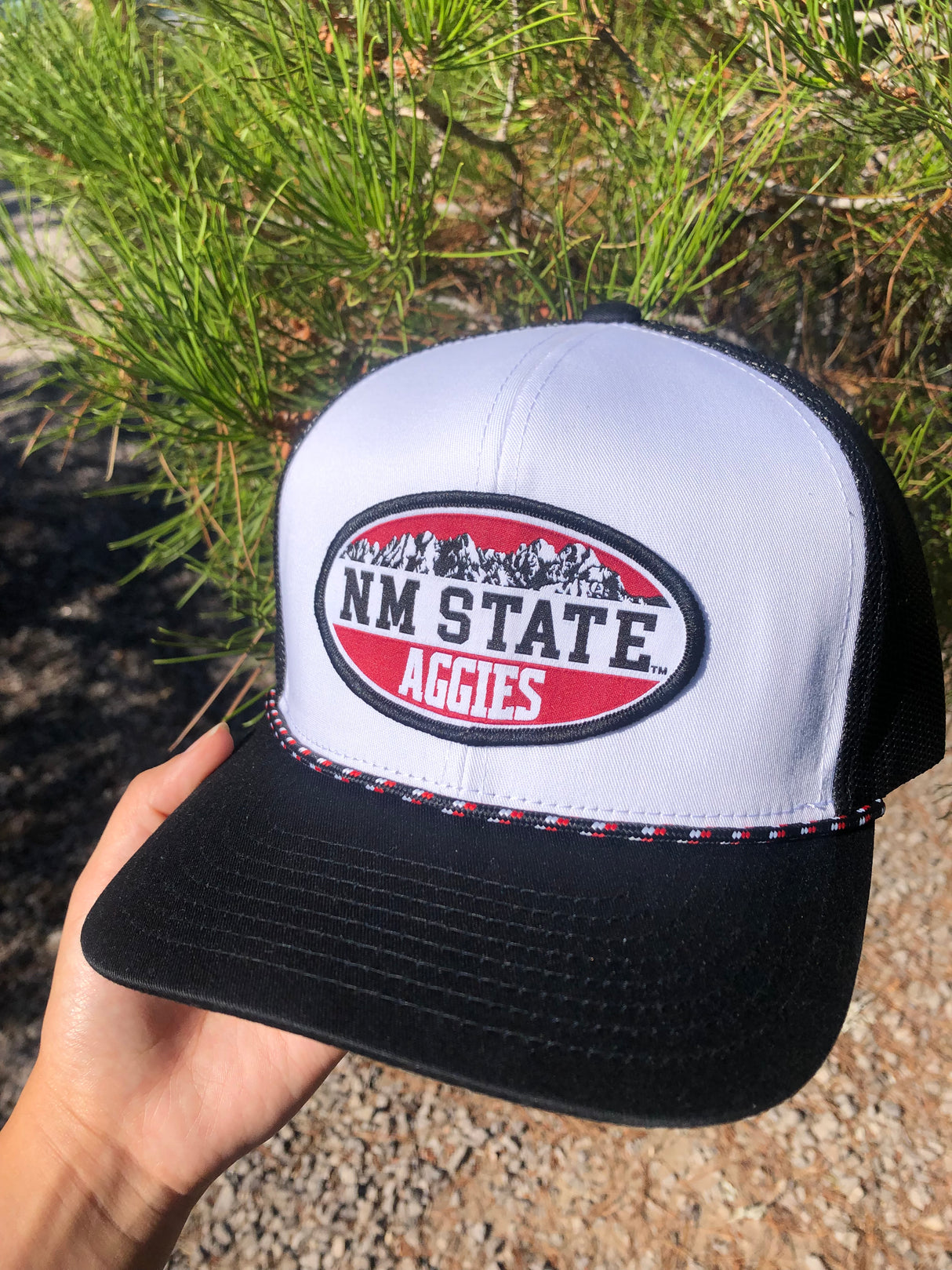 NM STATE AGGIES W/ROPE CAP