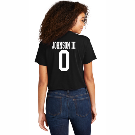 PJ Johnson III #0 NIL Retro Crop Tee