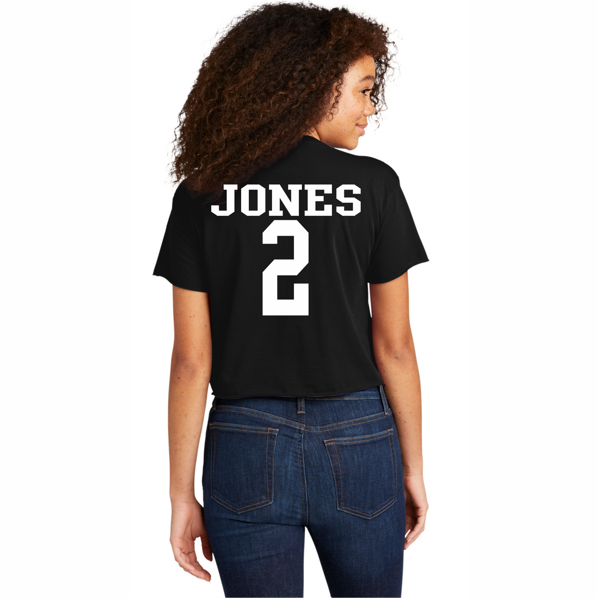 James Jones #2 NIL Retro Crop Tee